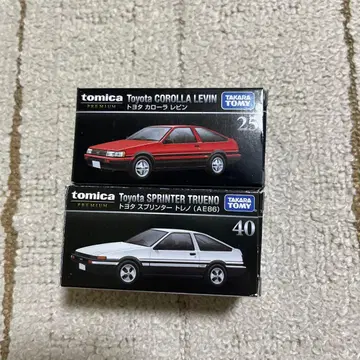 토미카 프리미엄 도요타 스프린터 트레노 카롤라 레빈 세트