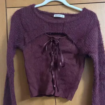 마제스틱 레곤 스웨터 와인 레드