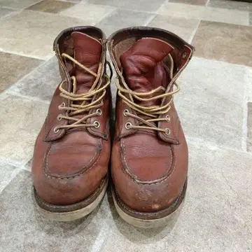 레드윙 슈즈 엔지니어 부츠 브라운