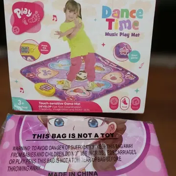 댄스 매트 Music Play Mat 완구 핑크