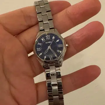 세이코 와이어드 SEIKO WIRED f 여성용 손목시계 네이비