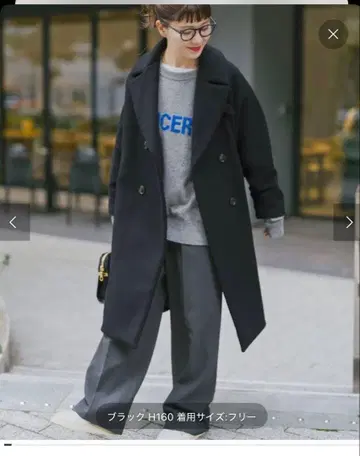 새상품급 2024 TICCA BLACK 텐트 코트