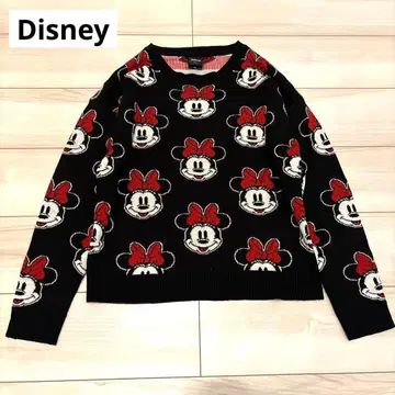 디즈니 미니 여성용 니트 블랙 미니 바운드