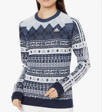 새상품 adidas 골프 스웨터 긴팔 크루넥 스웨터