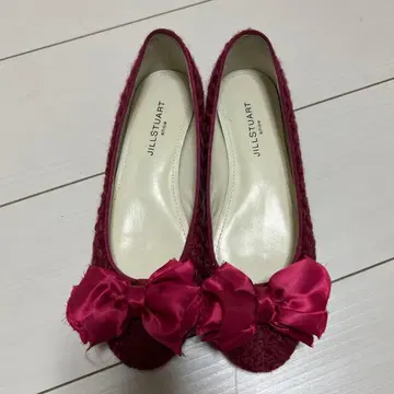 질 스튜어트 핑크 플랫슈즈