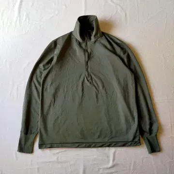 구제 의류 미군 슬리핑 셔츠 하프 지퍼 밀리터리 00s