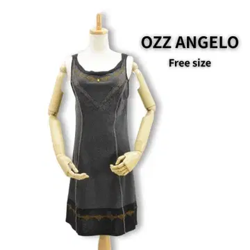 새상품급 OZZ ANGELO(오즈 앙헬로) 슬리브리스 튜닉 원피스