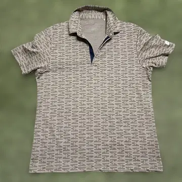 TAYLORMADE 기하학 패턴 피케 셔츠