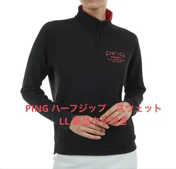 PING 하프 지퍼 맨투맨 여성용 LL 택 포함 새상품