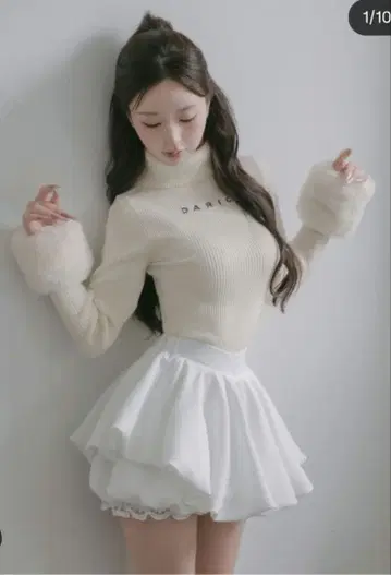 [라스트 1점] Darich 다리치 볼륨 벌룬 미니 스커트