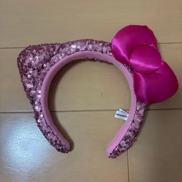 키티 핑크 머리띠