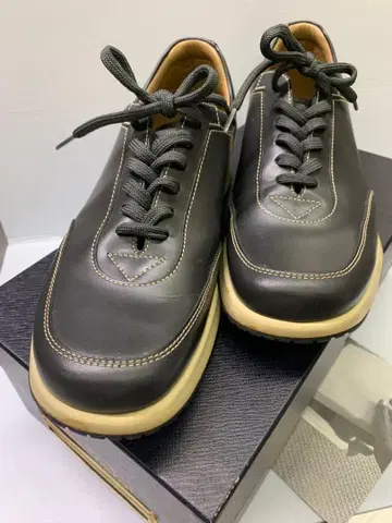 새상품급! Silvano Mazza 실바노마짜 가죽 스니커즈 41