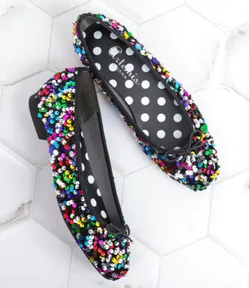 [ 온라인 완판 ] 스팽글 발레 슈즈