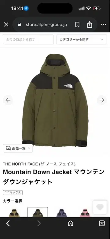 THE NORTH FACE Mountain Down Jacket