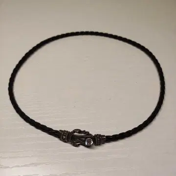 DEAL DESIGN 꼬임 가죽 팔찌 925