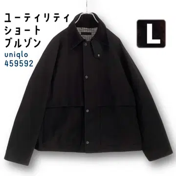 유틸리티 숏 블루종 유니클로 459592 블랙 남성용 L