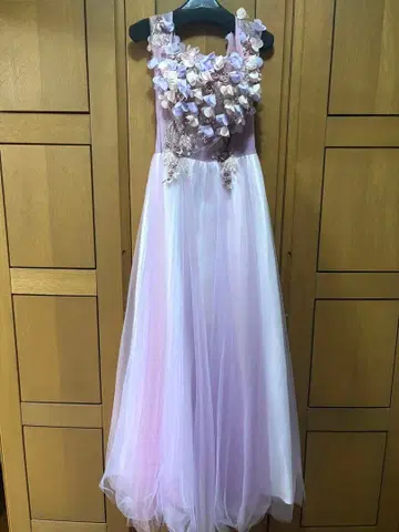 꽃 드레스 보라색