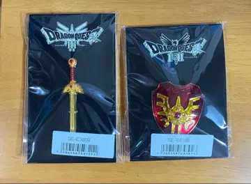 드래곤 퀘스트 검과 방패 핀 배지 세트