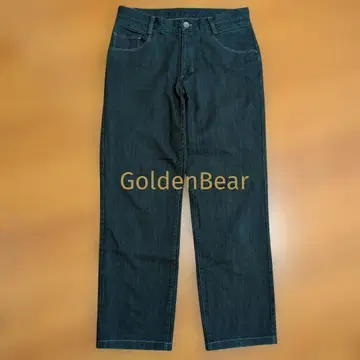 Golden Bear 다크 데님 스트레이트 데님 스트레치