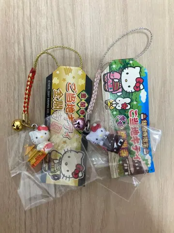 지역 한정 키티 헬로키티 족자봉 교토 금각사 은각사