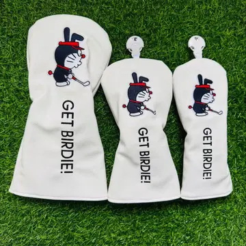 새상품 3세트 도라에몽 골프클럽 헤드커버 1+3W+UT 화이트