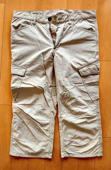 KAPELMUUR 7부 기장 크롭 사이클 팬츠