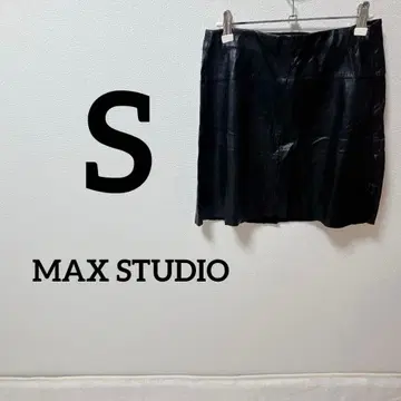 새상품급 MAX STUDIO [ S ] 블랙 타이트 스커트 봄옷 가을 옷