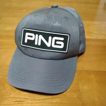 PING 그레이 별무늬 캡