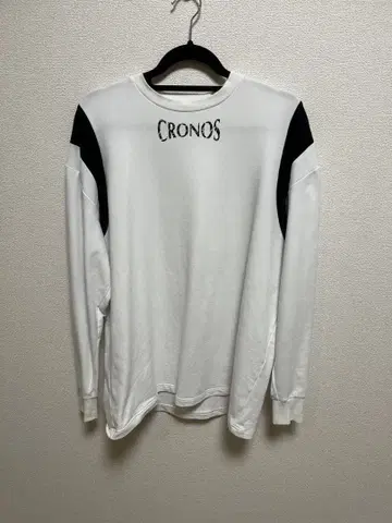 CRONOS 화이트 긴팔 티셔츠 M