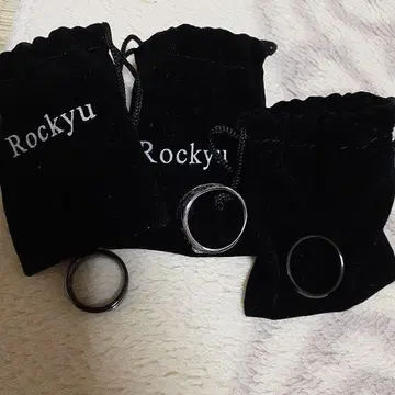 Rockyu 외 반지 세트 3개