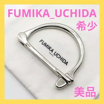 후미카우치다 D 스냅 뱅글 실버 레어 새상품급