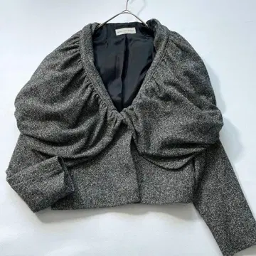 [ 새상품급 ] 드리스반노튼 트위드 볼륨 컬러 숏 자켓