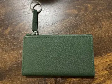 미사용 그린 코인 케이스 카드 케이스
