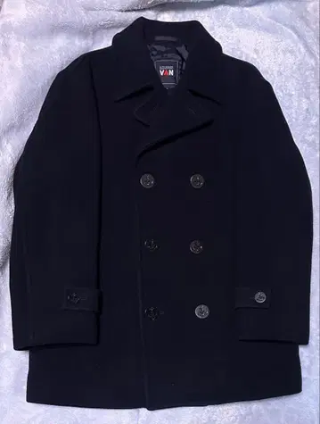 VAN 네이비 피 코트 L 사이즈