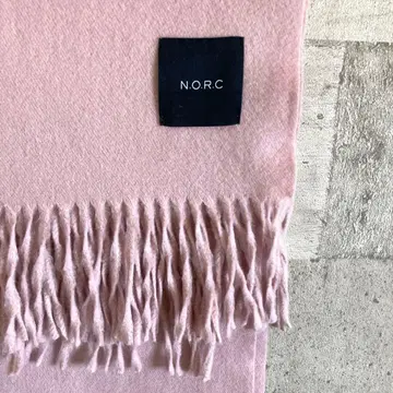 N.O.R.C 노크 복슬복슬 캐시미어 터치 핑크 대형 머플러 숄