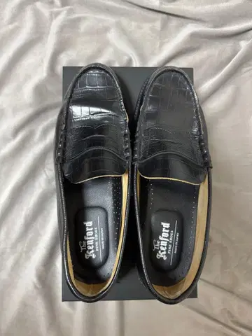 가격 인하 가능 Kenford 크로커다일 로퍼 26.5cm