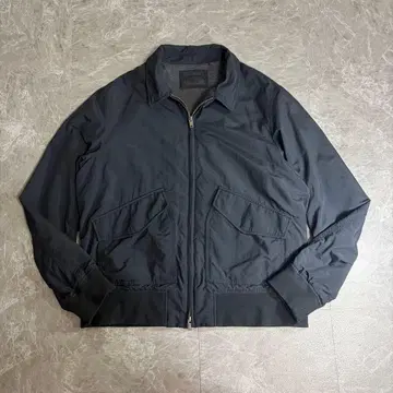 UNIQLO 유니클로 더블 지퍼 나일론 자켓 블랙