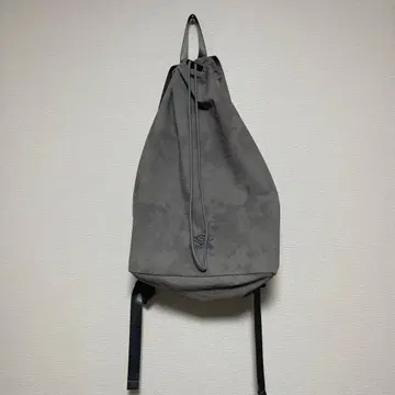 그레이 드로우 스트링 백팩
