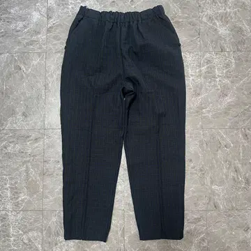 LL 사이즈 스트레치 슬랙스 체크 다크 그린 g7