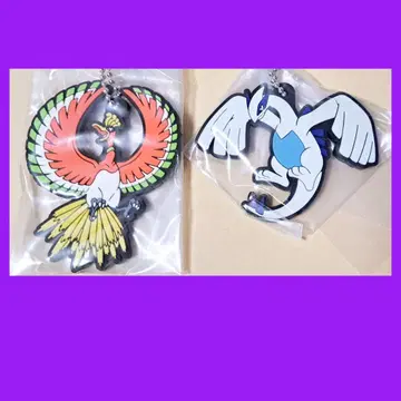 칠색조 루기아 러버 키링