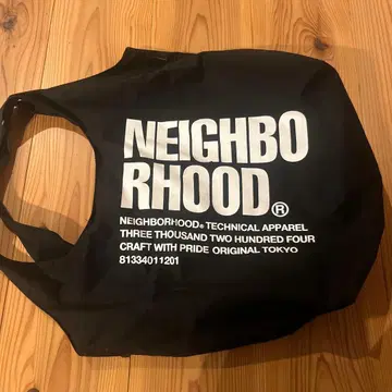 NEIGHBORHOOD 블랙 토트백