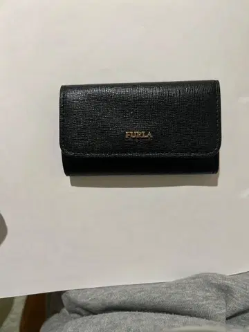 FURLA 블랙 가죽 키케이스