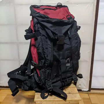 다기능 백팩 블랙과 빨간색