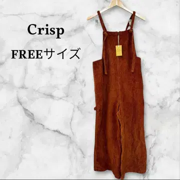 [ 새상품 택 포함 ] Crisp 코튼 살로펫 프리 사이즈 브라운