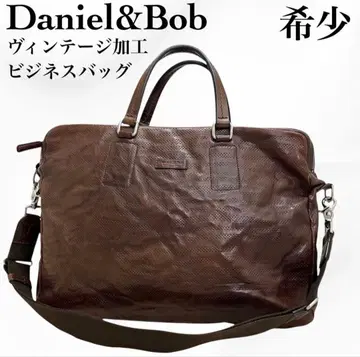 [레어] 다니엘&밥 가죽 빈티지 가공 비즈니스 백