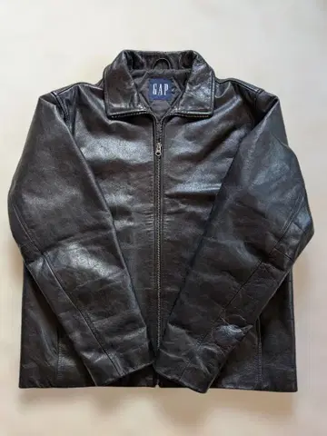 90s 00s GAP 블랙 가죽 자켓