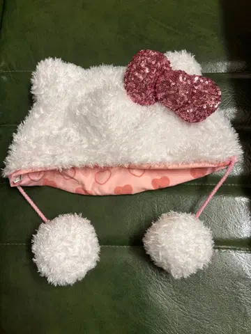 USJ 유니버셜 헬로키티 팬캡 세트 스팽글 키티