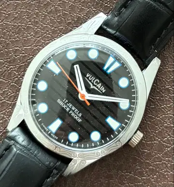 빈티지 손목시계 VULCAIN 남성용 수동 와인딩