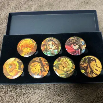 귀멸의 칼날 무한성편 키 비주얼 캔뱃지 세트 A