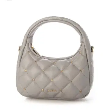 RANDA 퀼팅 그레이 숄더백